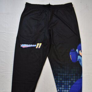 Graph Mens Capcom Mega Man Megaman 11 Black Track Pants New XS-3XL